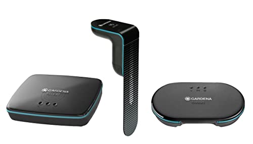 Gardena Set Smart Irrigation Control Sensor: Computer Per Irrigazione Per Max. 6 Valvole (24 V), Incl. Smart Sensor/Smart Gateway, Controllabile Trami