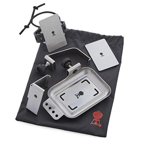 Weber Connect Smart Grilling Hub Kit Di Montaggio 6 Pezzi – Supporto Ufficiale Connect Per Mantenere Il Vostro Hub Di Cottura Vicino Durante La Cottur