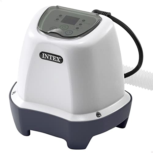 Intex 26662 - Generatore Salino Di Cloro Krystal Clear, Per Pompa Filtro 1136-3785 L/H, Produzione Cloro 2 G/H, Per Piscine Piccole Fino A 366 Cm, Pla