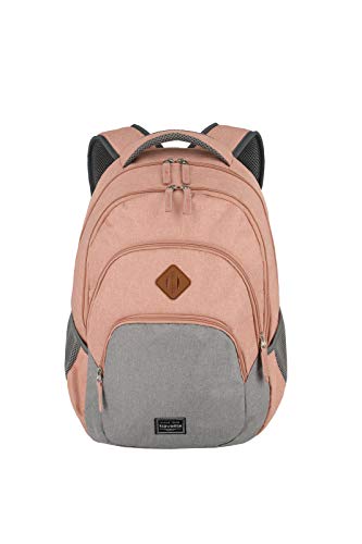 Travelite Zaino Bagaglio A Mano Da Viaggio Con Scomparto Per Laptop 15.6 Pollici, Serie Di Valigie Basics Daypack Mélange: Zaino Alla Moda In Look Mél