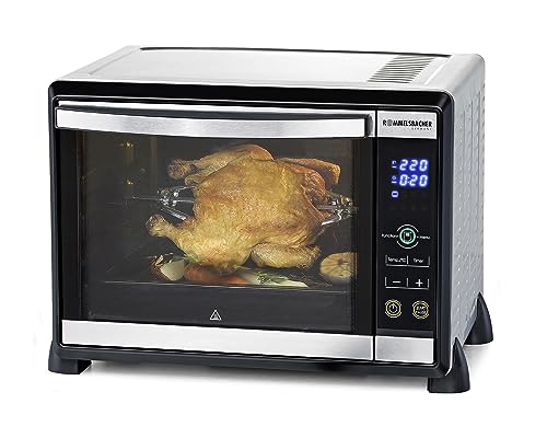 Rommelsbacher Bge 1580/E Piano Di Lavoro Microonde Con Grill 30L 1580W Nero, Acciaio Inossidabile Forno A Microonde