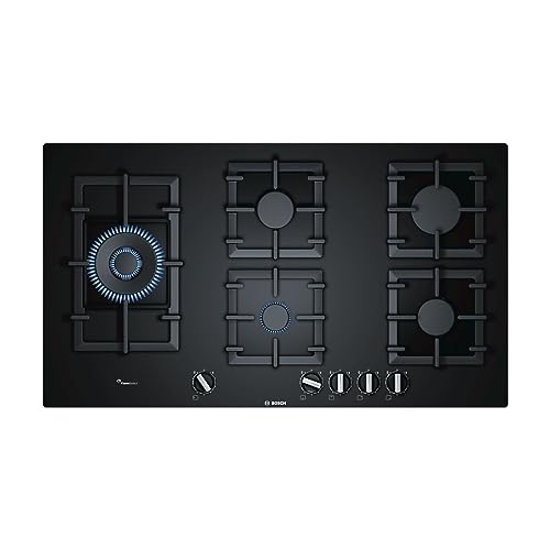 Bosch Serie 6 Ppq7A6B90 Piano Cottura Nero Incasso Gas