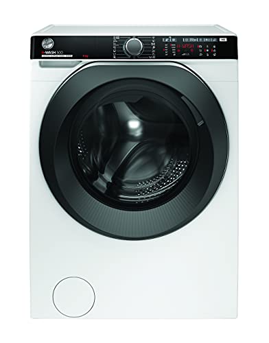 Hoover H-Wash 500 Hwpd 69Ambc/1-S Lavatrice Intelligente 9 Kg, 1600 Giri, Carica Frontale, Wi-Fi + Bluetooth, Libera Installazione, 60-53-85 Cm, Bianc