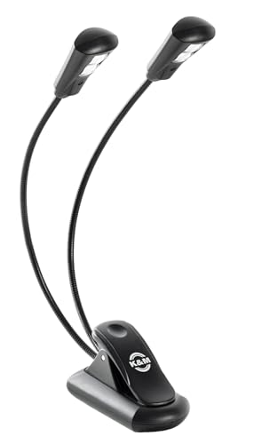 König & Meyer 12259 Notenpultleuchte »Double2 Led Flexlight Rechargeable« - Lampade Per Leggio Musicale