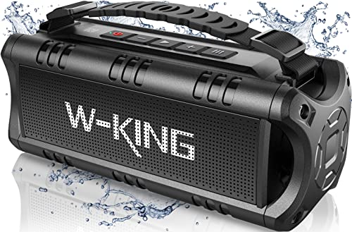 W-King 30 W Altoparlante Bluetooth Portatile Potente Altoparlante 24 Ore Di Autonomia In Riproduzione, Grande Batteria, Baffle Bluetooth Con Nfc, Sche