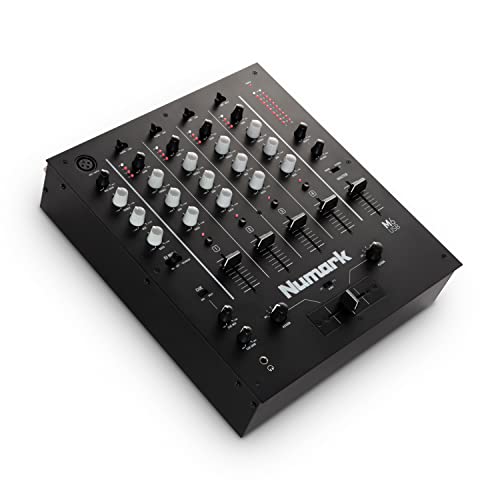 Numark M6 Usb - Mixer Dj A 4 Canali Con Scheda Audio Integrata, Eq A 3 Bande, Ingresso Microfonico, Crossfader Sostituibile E Controllo Slope