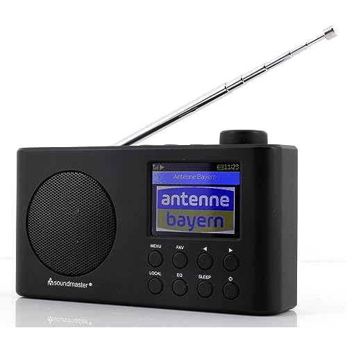 Soundmaster Ir6500Sw Radio Internet Dab+ Fm Radio Bluetooth Upnp Lettore Di Rete Batteria Ricaricabile 2.200 Mah Display A Colori Funzione Power Bank