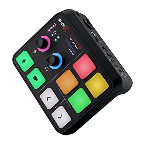 Røde Streamer X Interfaccia Audio Integrata Professionale E Scheda Di Acquisizione Video 4K Con Connettività Xlr, Hdmi E Trrs Per Lo Streaming, Il Gio