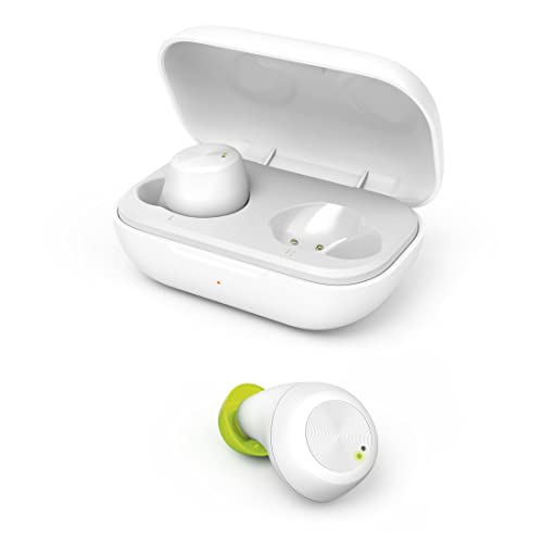 Hama Cuffie Bluetooth Spirit Chop Ipx4 (True Wireless In Ear Auricolari Bianchi, Cuffie Senza Fili In Ear Senza Fili Con Scatola Di Ricarica Usb C), B