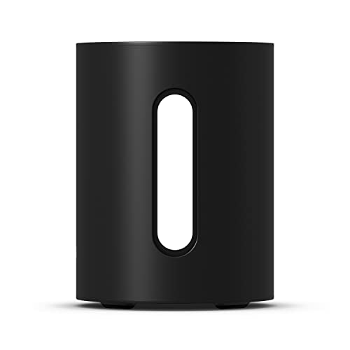 Sonos Sub Mini, Subwoofer Compatto Con Bassi Intensi, Wi-Fi, Tecnologia Trueplay, Nero