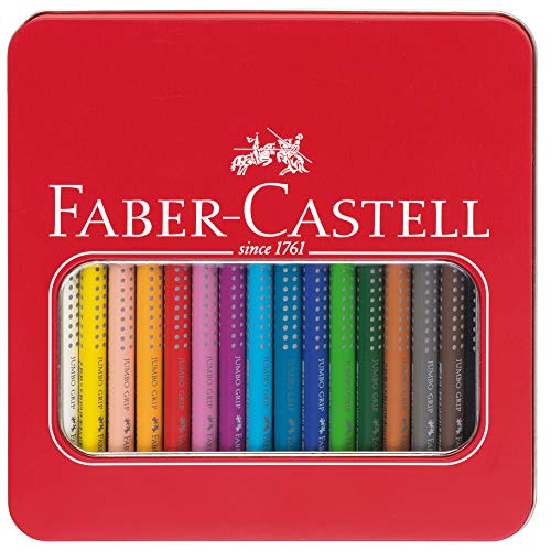 Faber-Castell 110916 Penna E Matita, 16 Stifte Im Metalletui