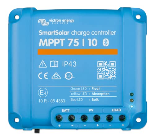 Victron Energy Mppt 75|10 Regolatore Di Carica Mpptt 75/10 Smartsolar 1. Regolatore Di Carica Bluesolar Mppt 75/10