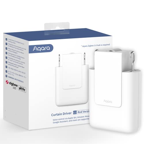 Aqara Curtain Driver E1 (Versione Rod), Richiede Un’Hub Aqara Zigbee 3.0, Controllo Elettrico Per Tende Telecomandate E Automazione Domestica, Support