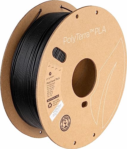 Polymaker Polyterra Pla Charcoal Black - 1.75Mm - 1Kg
