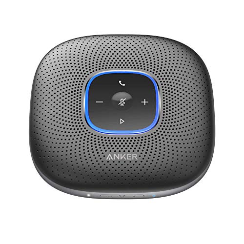 Anker Powerconf - Altoparlante Bluetooth Da Conferenza Con 6 Microfoni Integrati, Registrazione Audio Migliorata, Batteria Da 24 Pezzi, Connettività U