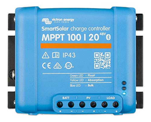 Victron Energy Smartsolar Mppt Regolatore Di Carica 100/20-48 12 V 24 V 48 V 20 A Regolatore Di Carica Solare Bluetooth Integrato Scc110020160R