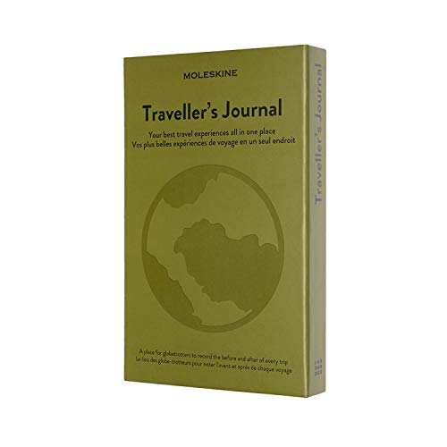 Moleskine - Travel Journal, Theme Notebook - Hardcover Notebook To Organise And Remember Your Travels - Large Size 13 X 21 Cm - 400 Pages