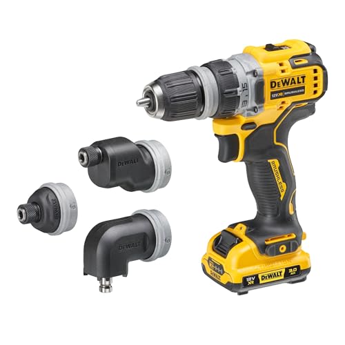 Dewalt Dcd703L2T-Qw, Trapano Avvitatore Multitesta 12V Xr