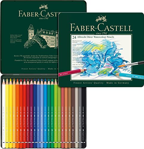 Faber-Castell 117524 Matite Colorate, 24 Pezzi, Multicolore