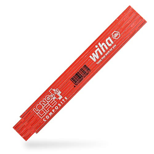 Wiha Metro Plegable Longlife® Plus Composite De 2 M Métrico, De 10 Eslabones 15 Mm (37067)