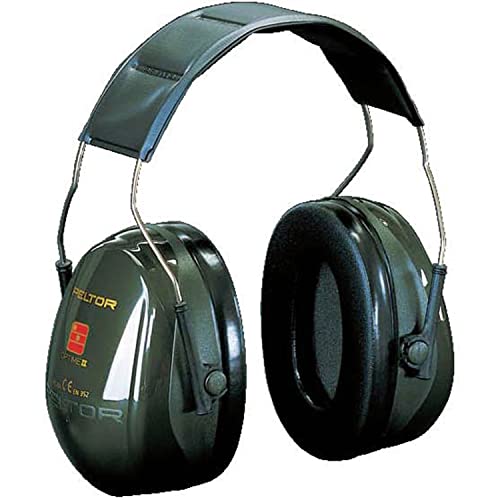 3M H520A-407-Gq Cuffie Protettive Temporale, 31 Db, Verde