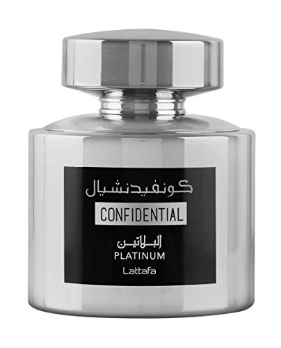 Lattafa Profumo Confidential Platinum Eau De Parfum 100 Ml