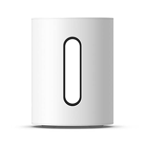 Sonos Sub Mini, Subwoofer Compatto Con Bassi Intensi, Wi-Fi, Tecnologia Trueplay, Bianco