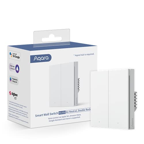 Interrupteur Mural Connecté Zigbee Aqara Smart Wall Switch H1 (Blanc)