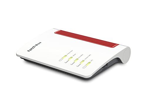 Avm Fritz!Box 5530 Fiber - Modem In Fibra Ottica Con 2 X 2 Wi-Fi 6 (Wlan Ax), Fino A 3 Gbit/S, Porta Lan 2,5 Gigabit, Adatto Per La Germania