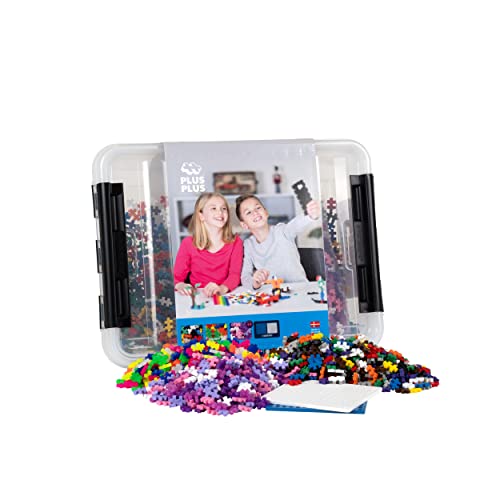 Plus-Plus Plus-Plus-Pp3406 Cassaforte Scoperta Pezzi-Pp3406, Colore Basic, Rosa, 2400 Pièces, Pp3406