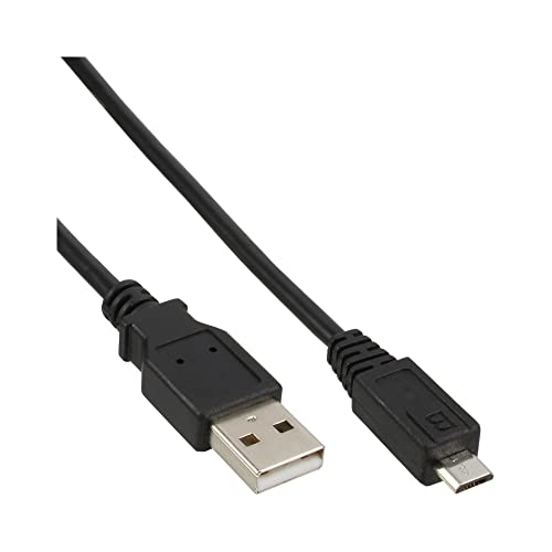 Inline® Cavo Micro Usb 2.0, Da Usb A A Micro B, Nero, 0,5 M 1X