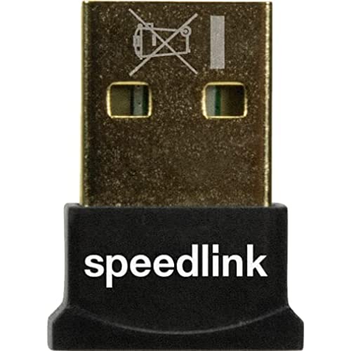 Speedlink Vias Nano Usb Bluetooth 5.0 - Scambio Dati Wireless Fino A 3Mbit/S, Colore Nero