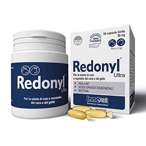 Redonyl Ultra 50 Mg - Per La Salute Di Cute E Mantello Del Cane E Del Gatto - Confezione Da 60 Capsule Birillo Monodose