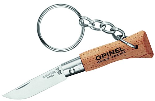 Opinel Mini-Messer, Größe 2, Rostfrei, Mit Anhänger,