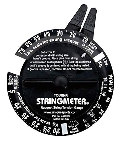 Tourna Racquet String Tension Meter Tennis Racquetball Squash Measuring Device
