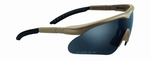 Swiss Eye Raptor Occhiali Sportivi, Marrone (Rubber Brown)