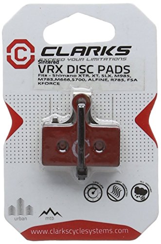 Clarks Sinterizzate Vrx852C-Shimano Xtr M985, Xt M785, Slx M666, Pastiglie Freno Unisex – Adulto, Nero, Nessuna
