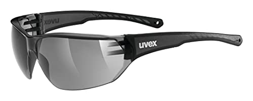 Uvex Sportstyle 204, Occhiali Sportivi Unisex, Specchiato, Comfort Senza Pressione E Tenuta Perfetta, Smoke/Smoke, One Size