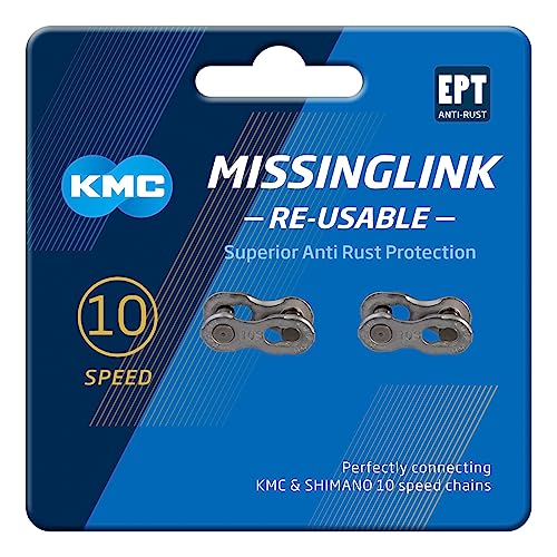 Kmc Eslabón Rapido Para Cadena 10V X10, Accesorios Y Recambios Bicis Unisex-Adult, Multicolor, 5,88 Mm Eu