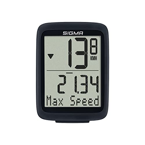Sigma Sport Bc 10.0 Wl - Ciclo-Computer Senza Cavo, Con Numerose Funzioni, Per I Più Ciclisti Esigenti, Facile Da Usare, Con Grandi Pulsanti E Uno Sch