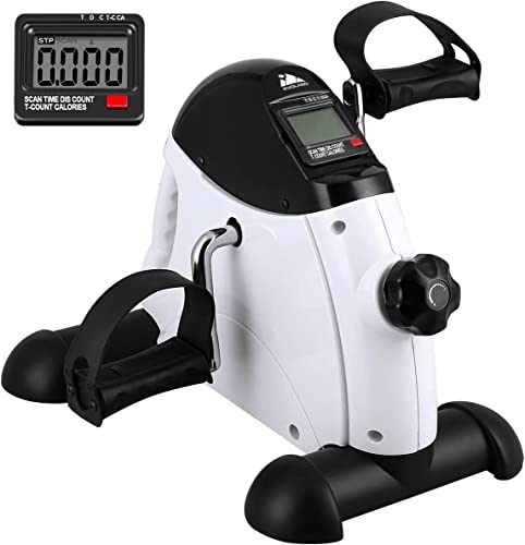 Mini Cyclette Da Casa, Esercitatori Pedaliera Cyclette Fitness Per Braccia E Gambe Pedaliera Regolabile Digitale Mani E Piedi Pedale Con Lcd Display