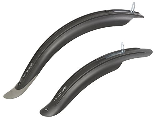 M Wave Max F+R, Set Parafango Bambino, Nero, 12-18-Inch
