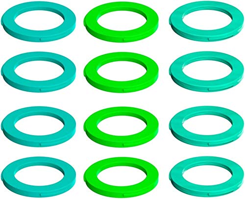 Magura, Kit Di Coperture Per Pinza Freno, Pinza A 4 Pistoncini, Dal Ma2015 (Verde Neon, Ciano, Verde Menta) (Conf. = 12 Pezzi), Copertura Per Pinze Fr