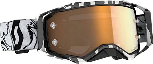Scott Goggle Prospect Amplifier Marbl Blk/Wh Gold Ch Work