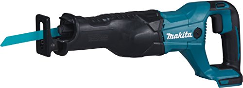 Makita Sega Recipro A Batteria, Djr186Rt, Blu, Djr186Zk 0 Wattsw, 18 Voltsv, Turchese/ Nero