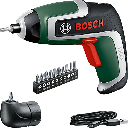 Bosch Home And Garden Avvitatore A Batteria Bosch Ixo (7A Generazione, 3,6 V, 2,0 Ah, 5,5 Nm, Con Cavo Micro Usb; Incluso Attacco Angolare, Vite Fino