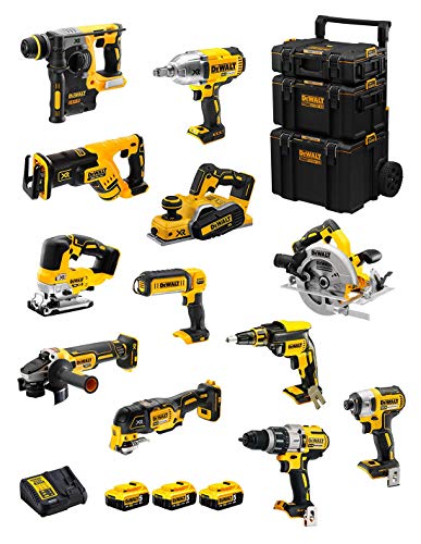Dewalt Kit Dwk1203 (Dcd996 + Dch273 + Dcg405 + Dcf887 + Dcf889H + Dcs334 + Dcs570 + Dcs355 + Dcp580 + Dcs367 + Dcl050 + Dcf620 + 3 Batterie 5,0 Ah + C