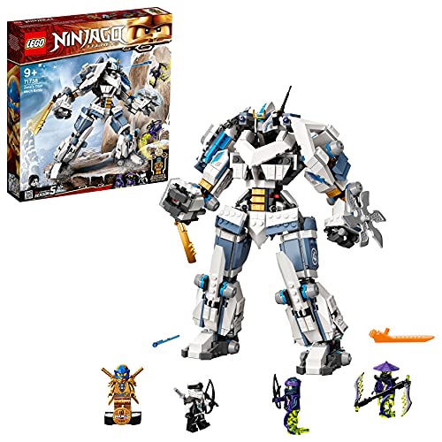 Lego Ninjago Mech Titano Da Battaglia Di Zane, Modellino Da Costruire Stagione 5 Serie Tv, Con Personaggio Ninja Jay D'Oro, Giochi Per Bambini E Bambi