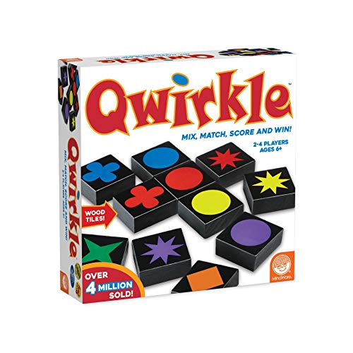 Mindware, Qwirkle Uk Edition (New), Board Game, Ages 5+, 2-4 Players, 45 Minutes Playing Time