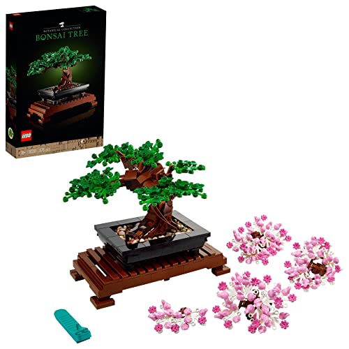 Lego Icons Albero Bonsai, Kit Di Modellismo Piante Artificiali, Modellino Da Costruire In Mattoncini, Decorazione Per La Casa, Hobby Creativi Per Adul